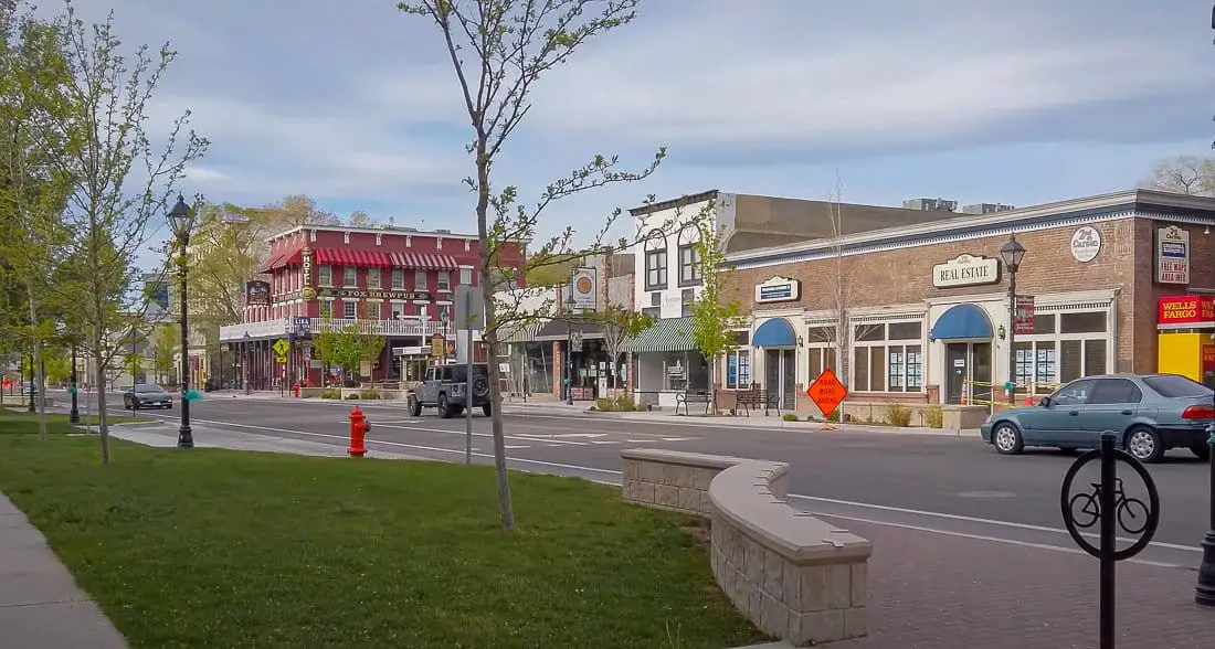 Storefronts in Carson City, NV