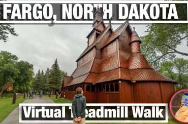 Stave church at the Hjemkomst Center in Moorhead, MN