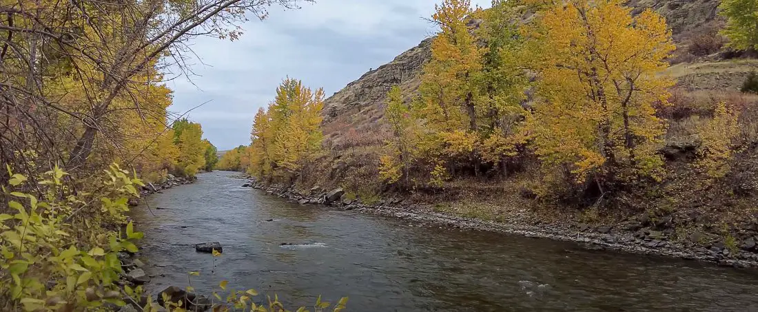 River in fall