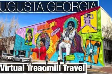 Mural tribute to James Brown in downtown Augusta, Georgia