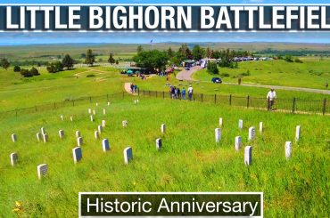 Graveyard in Little Bighorn National Battlefield