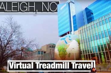 Science museum building in Raleigh North Carolina on a virtual walking tour