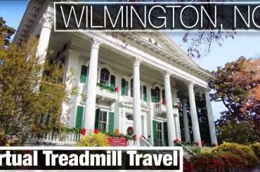 View of historic Bellamy Mansion in Wilmington, North Carolina