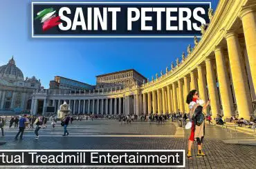 St. Peter's Piazza in the late afternoon sun of Rome and Vatican City