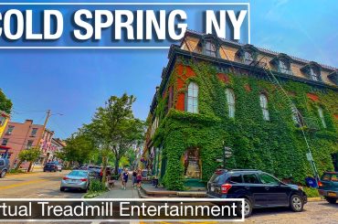 Ivy covered building in Cold Spring, New York