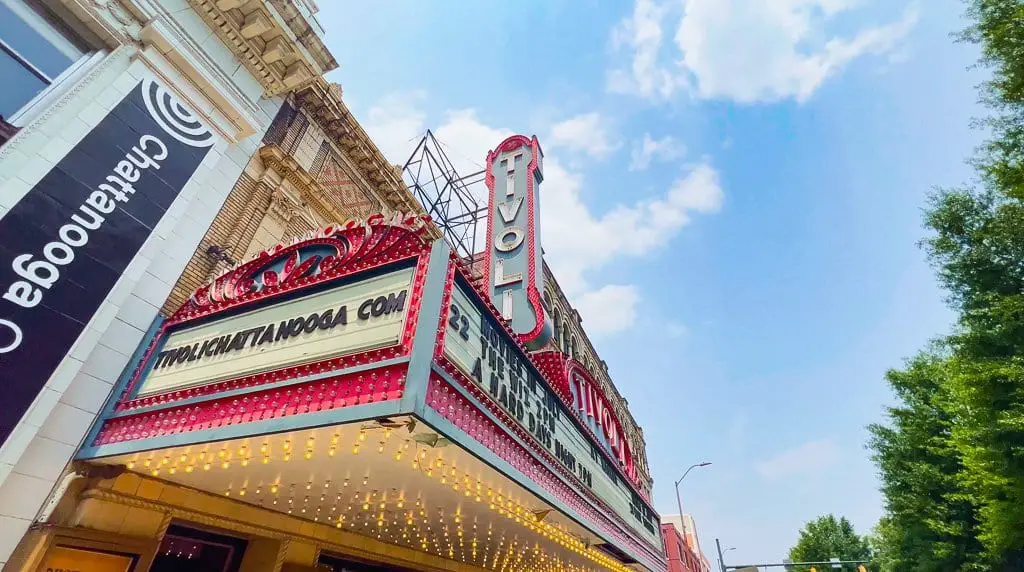 Tivoli Theater Marquee in Chattanooga Tennesse