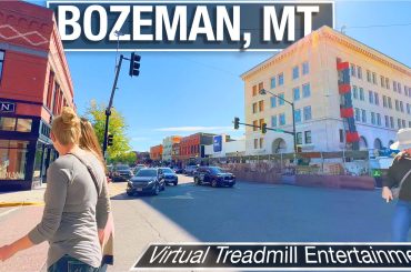 Bank Building in Downtown Bozeman, Montana on our virtual walking tour