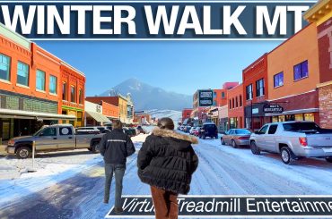 Walkers on Main Street in Livingston