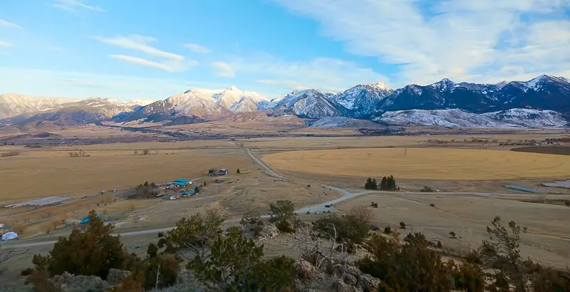 View of Paradise valley on our city walk