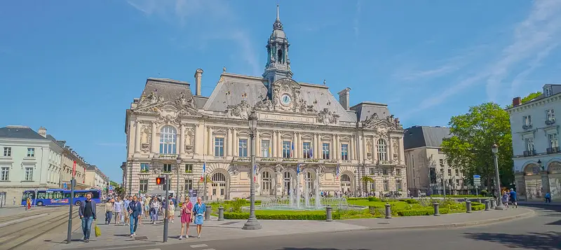 The Tours Hotel de Ville at the end of our treadmill walking tour