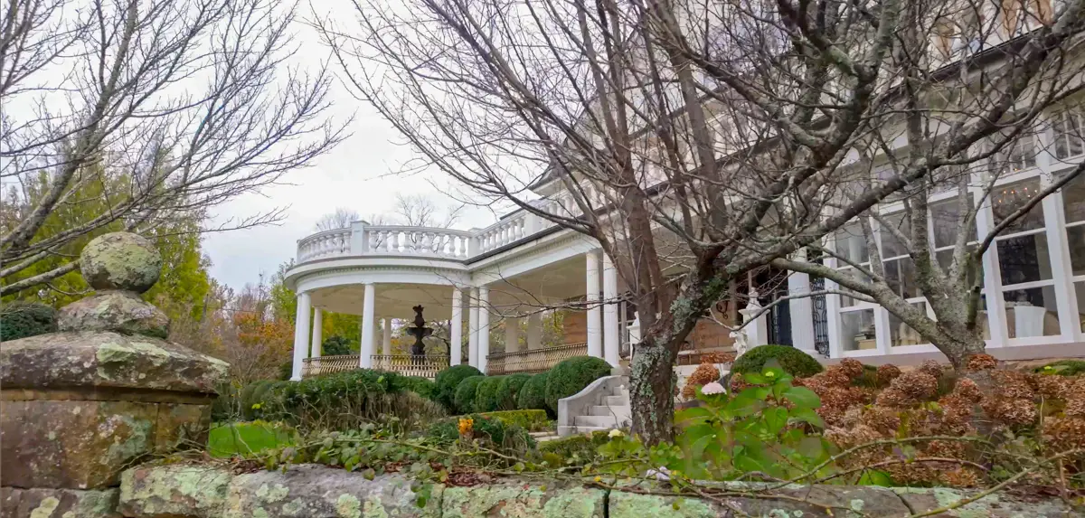 Large Covered porch in old home